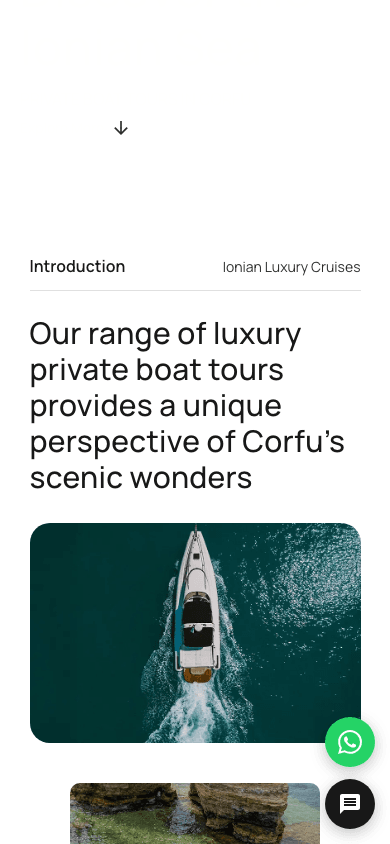 Ionian Luxury Cruises - Mobile