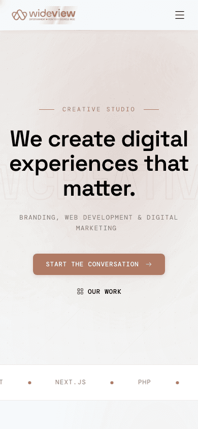 Wideview Entertainment - Mobile